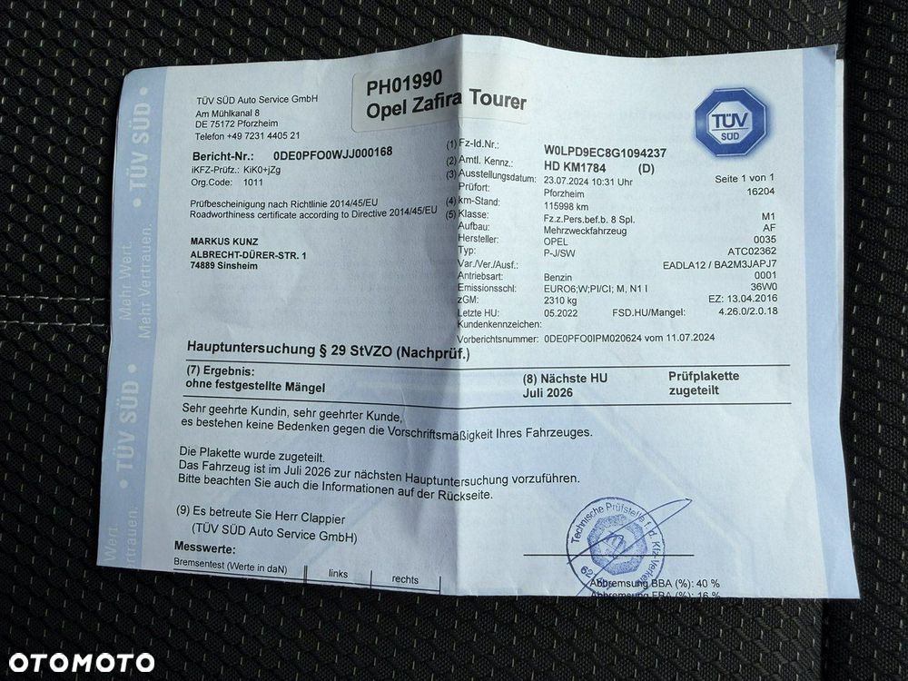 Opel Zafira - 38