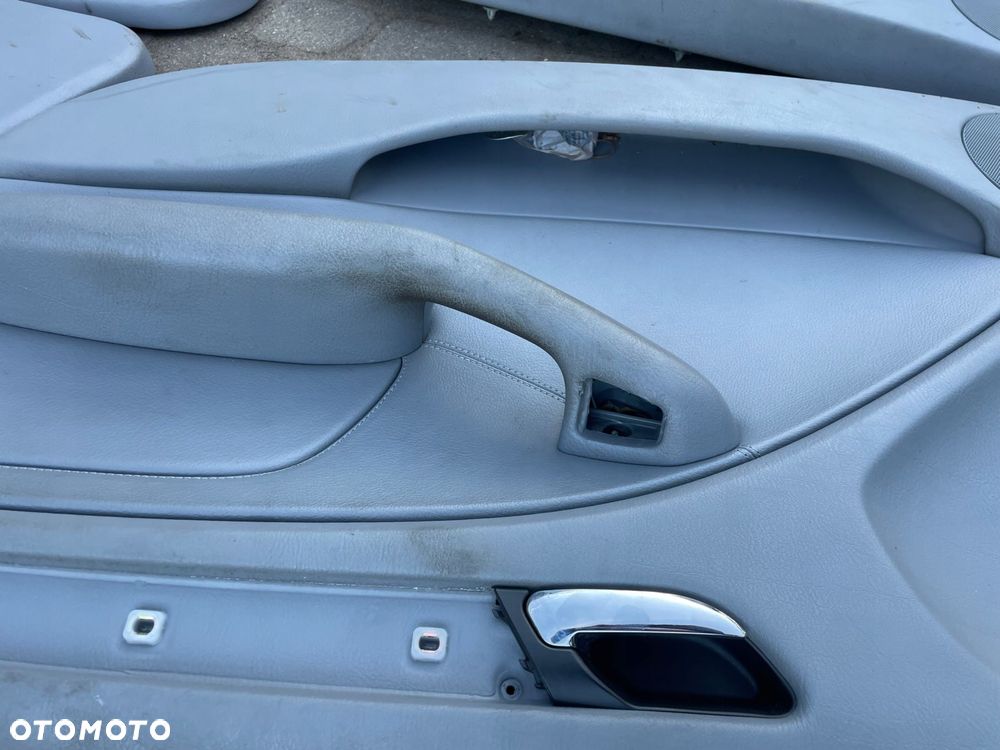 boczki bmw e46 sedan kombi skóra szare bdb stan - 7