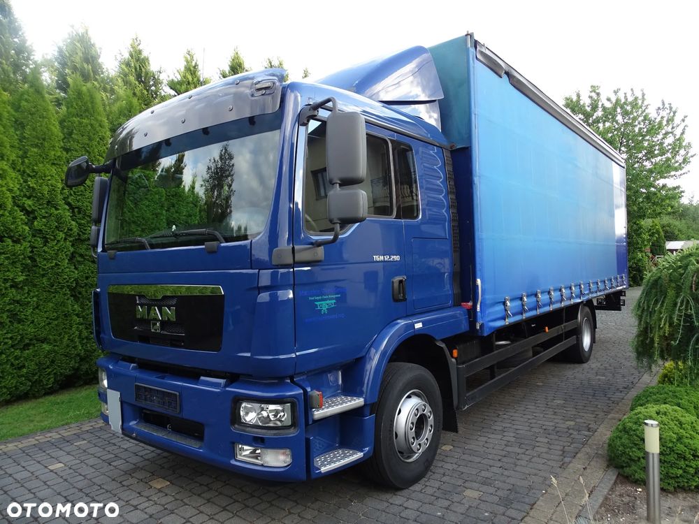 MAN TGM 15.290 / FIRANKA / EURO 5 / SPROWADZONY / 18 PALET / - 1