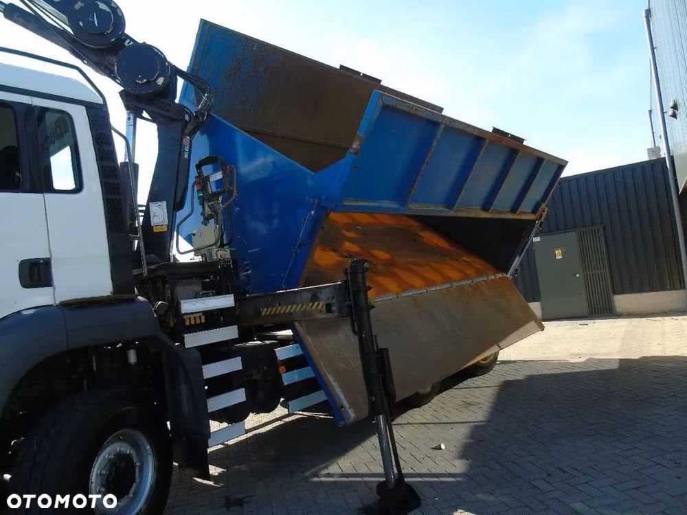 MAN TGS 26.400 6x6 – Wywrotka 3-stronna Meiller + Żuraw HIAB 166 E3 HIPRO – 429.222 km – Euro 4 - 9