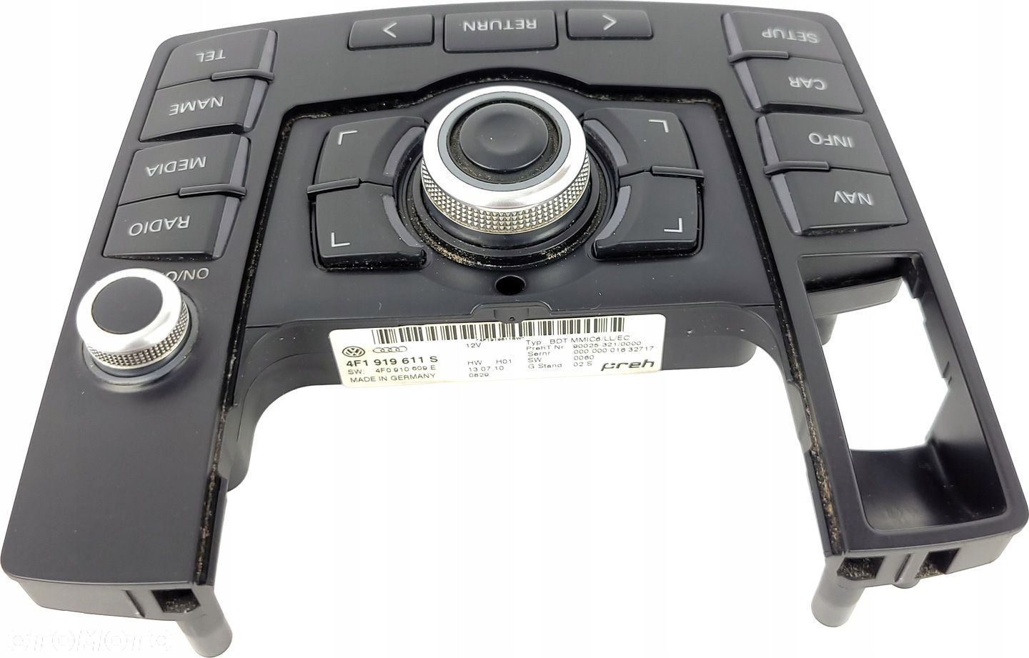 AUDI A6 C6 PANEL STEROWANIA MMI 3G HIGH 4F1919611S EUROPA - 3