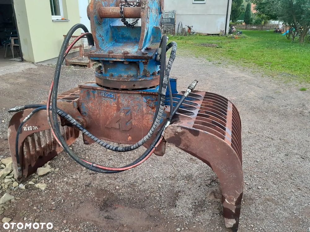 Chwytak hydrauliczny Arden S1201 na dwóch siłownikach obrotowy sortujący waga 1430kg. - 11