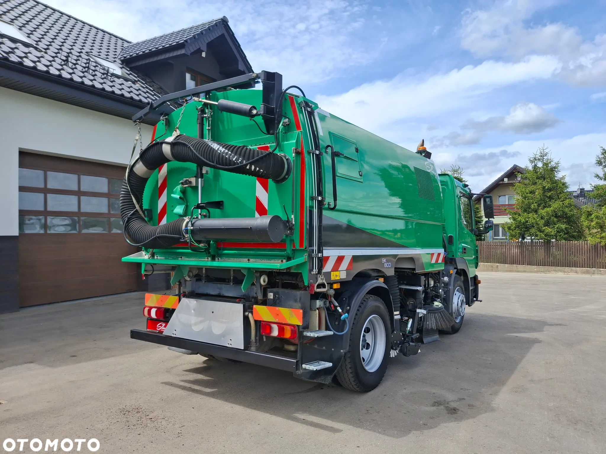 Mercedes-Benz Atego 1523 Zamiatarka Schmidt SK600 Karcher Euro 6 PM10 Listwa Wysokiego Ciśnienia 2 Silniki Szczotki L/R Rura Do Liści 2016r - 6