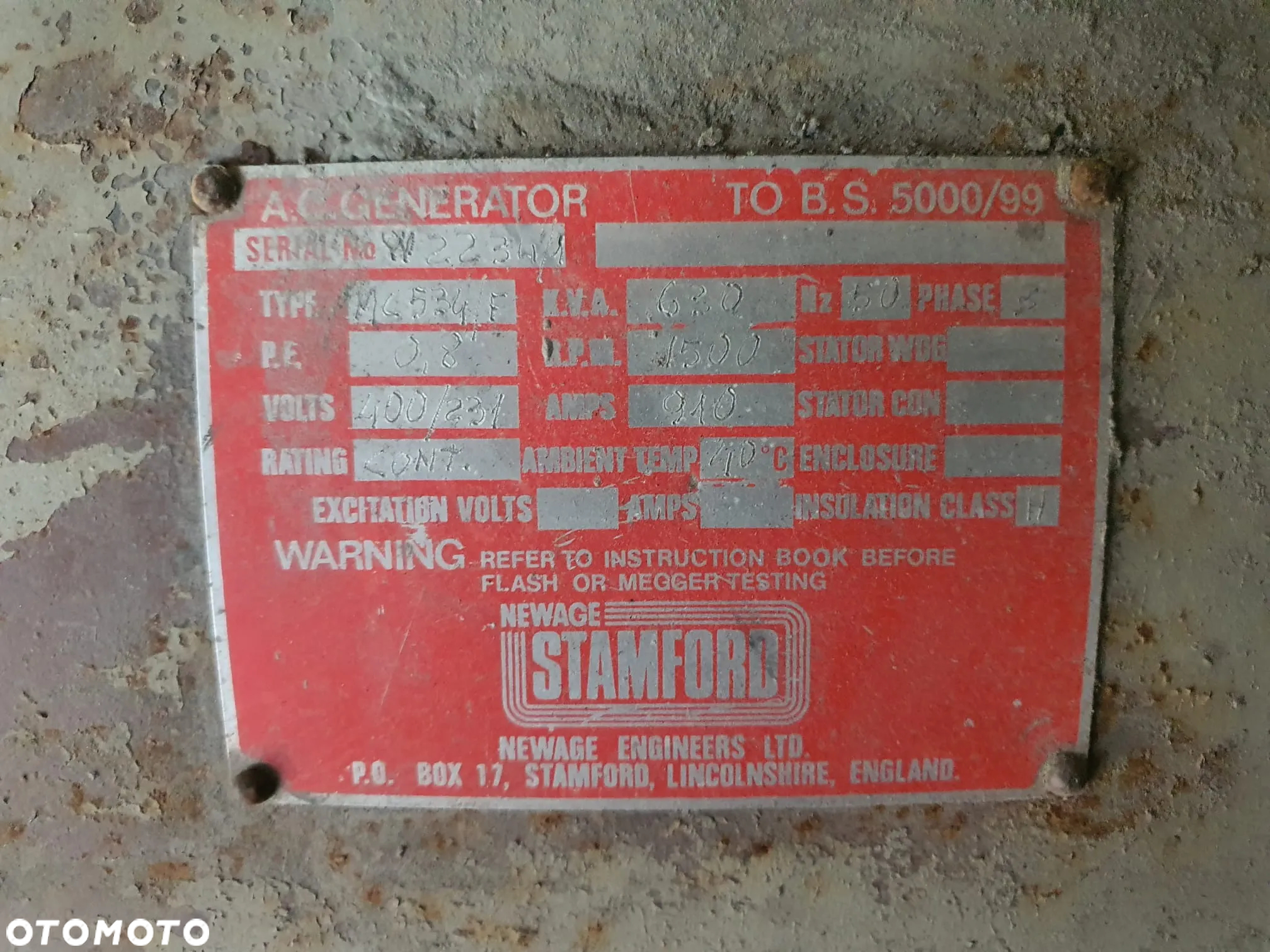Cummins Stamford moc 630 KVA - 9