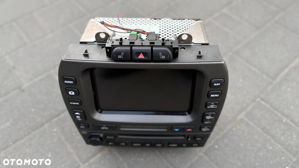 Navi JAGUAR X-TYPE RADIO CD WYŚWIETLACZ Radioodtwaracz klima CD nawigacja denso1x4310e8889gb 2004 japan 4x4318b876bc - 6