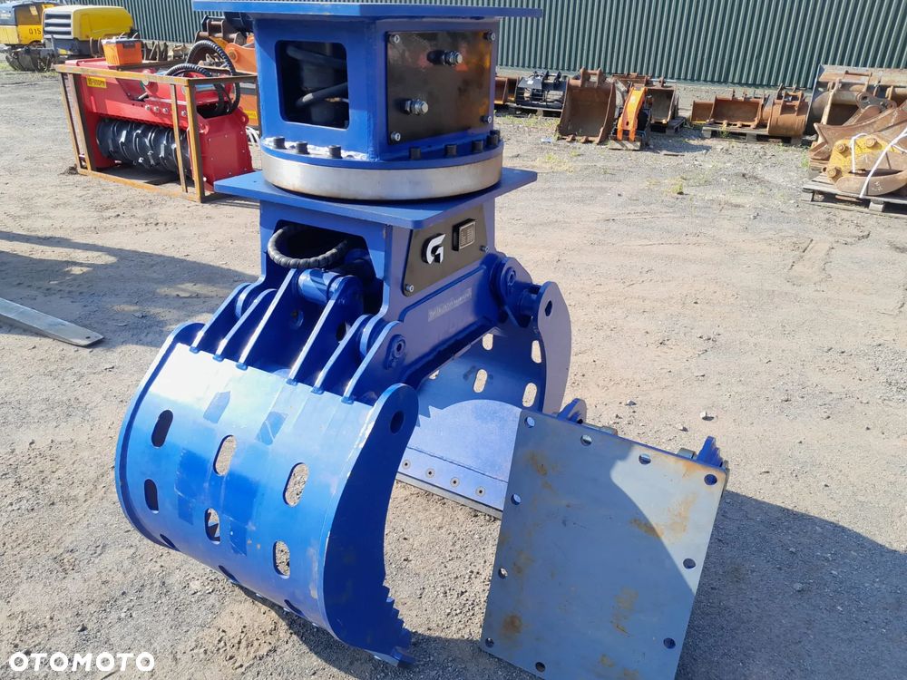 Chwytak hydrauliczny obrotowy sortujący wyburzeniowy kleszcze fi65mm na 2 silnikach obrotu 680kg.NOWE!!! - 4