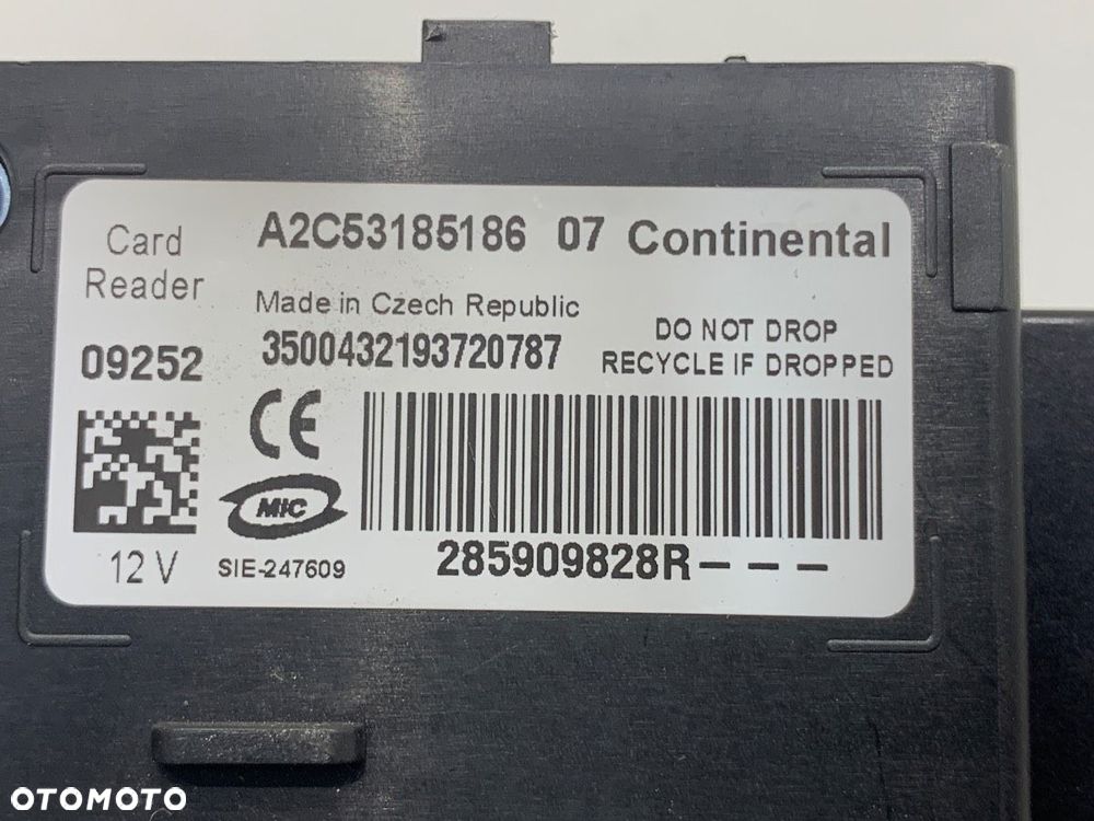 STACYJKA - 59.00 PLN - RENAULT GRAND SCÉNIC III (JZ0/1_) 2009 - 2022 1.4 16V (JZ0F) 96 kW [131 KM] - 5