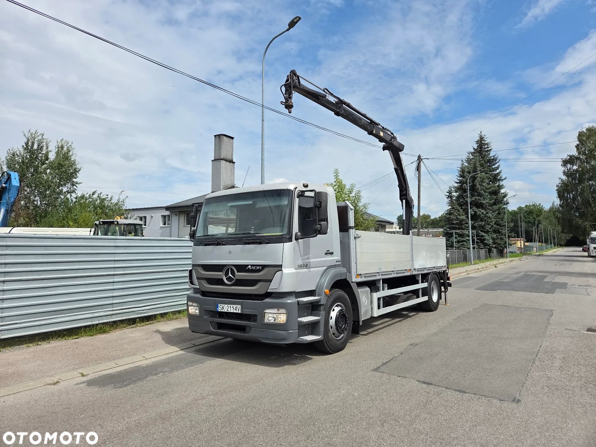 Mercedes-Benz AXOR 1826L KLIMA HDS HIAB ROTATOR tył PODUSZKI Euro 4 - 1