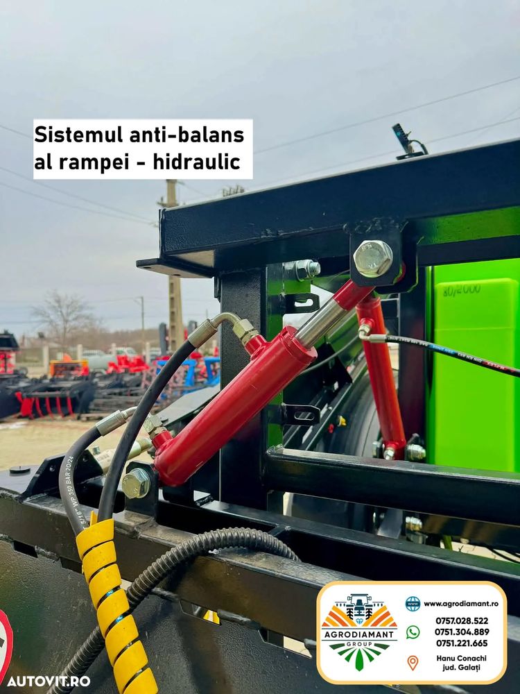 Alta Instalatie de erbicidat tractata full hidraulica DEMAROL CYCLON 2000L - 15