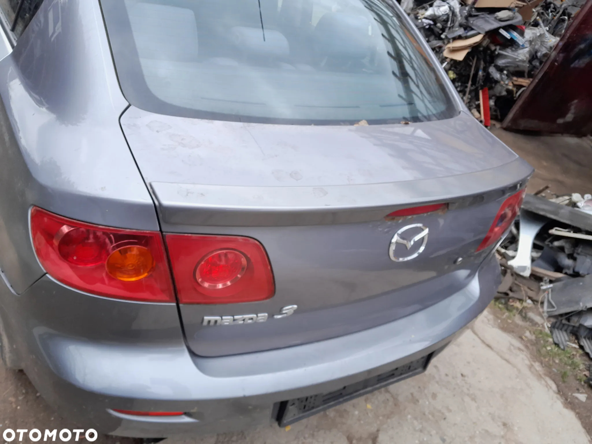 Mazda 3 03-09 BK Sedan zderzak tył tylny  w kolor 29Y - 4