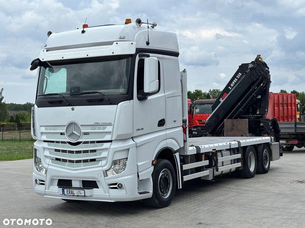 Mercedes-Benz Actros 2545 HDS HIAB 558 oś Skrętna Idealny Stan Sprowadzony z Niemiec - 2