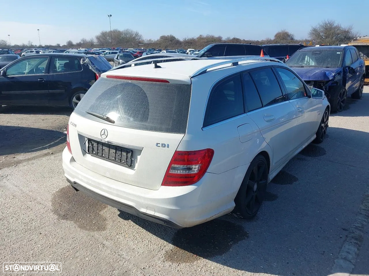 .Mercedes Benz C220 2.2 CDI BlueEFFICIENCY Sport W204 651911 Xenon Para Peças - 3