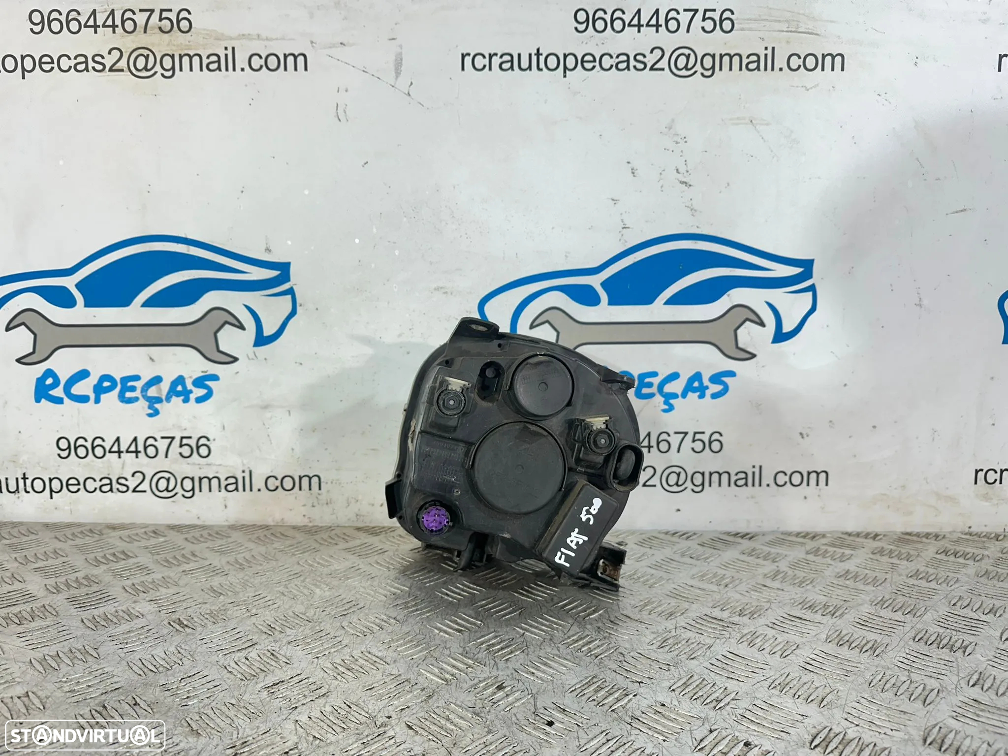 .Conjuntos Oticas Farois Frente Frontal Esquerda Direita Originais Fiat 500 312 2007 - Presente - 12
