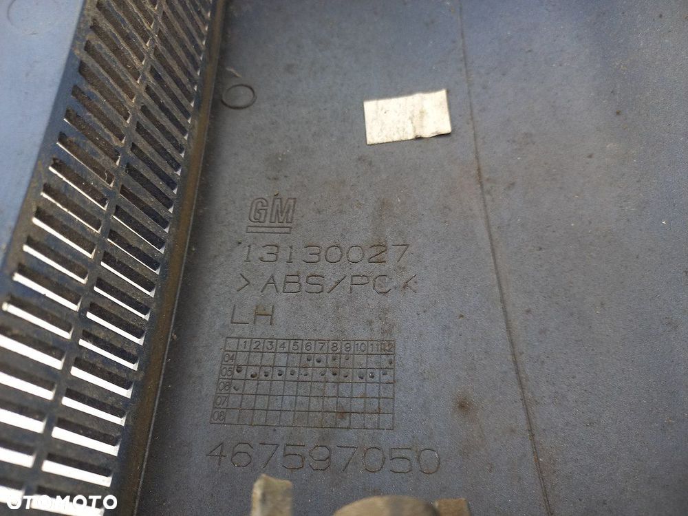 LAMPA TYLNA LEWA OPEL MERIVA A 13130027 - 2
