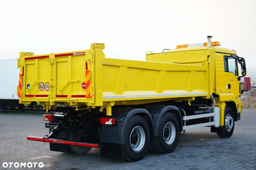 MAN TGS 26.440 / 6X4 / 2 STRONNA WYWROTKA / HYDROBURTA / AUTOMAT / KABINA SYPIALNA - 9