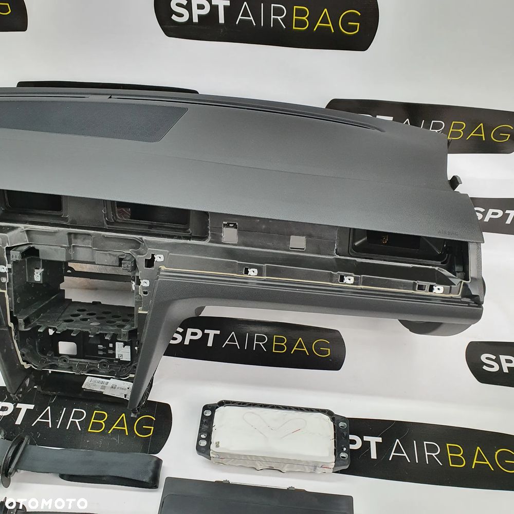 VW PASSAT B8 ARTEON DESKA ROZDZIELCZA KONSOLA KOKPIT PULPIT PODUSZKI AIRBAG AIR BAG PASY KIT SET - 4