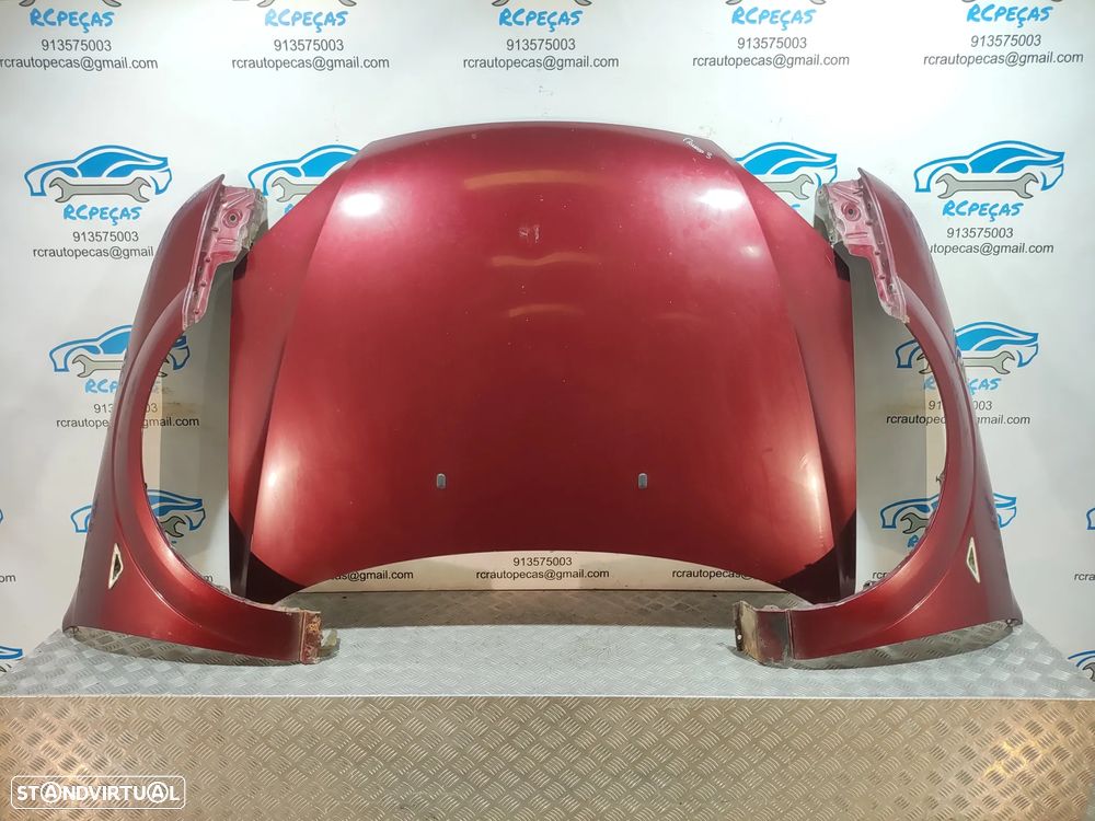 FRENTE COMPLETA FORD MONDEO 3 III MK3 FASE 2 CAPOT PARACHOQUES GUARDA-LAMAS OTICAS RADIADOR VENTILADOR FRENTE FIBRA REFORÇO - 7