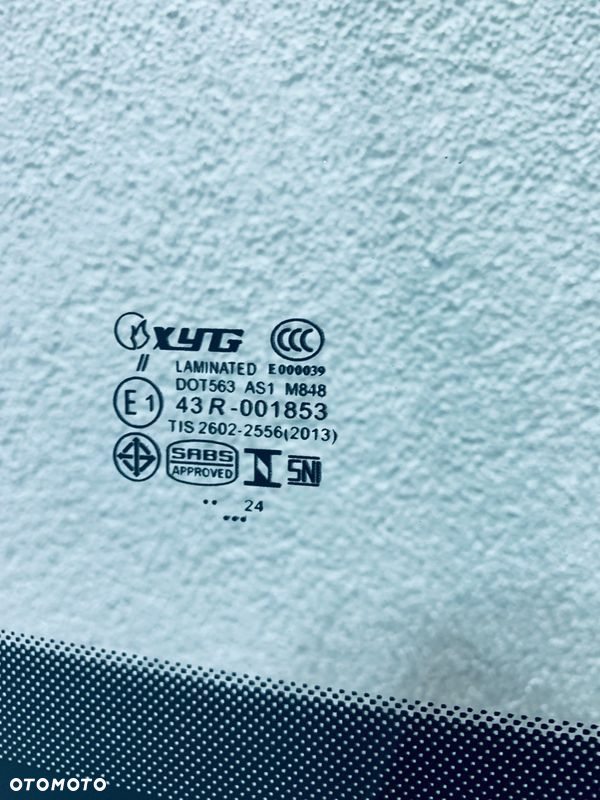 Szyba czołowa AUDI A6 C7 2012-2018 SENSOR DESZCZU/ZMIERZCHU - 3