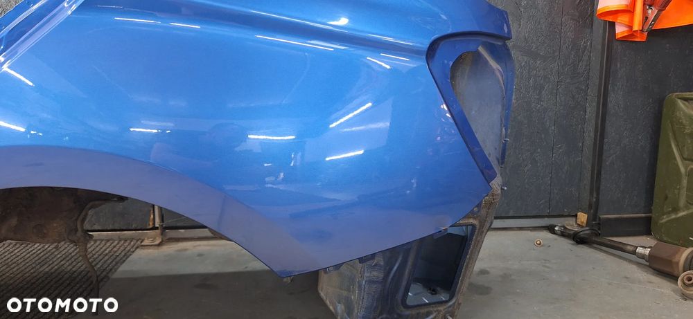 BMW 1 F20 PRZEDLIFT ĆWIARTKA LEWA TYLNA BŁOTNIK LEWY TYŁ SŁUPEK POSZYCIE NADKOLE B45 ESTORIL BLUE NIEBIESKA - 4