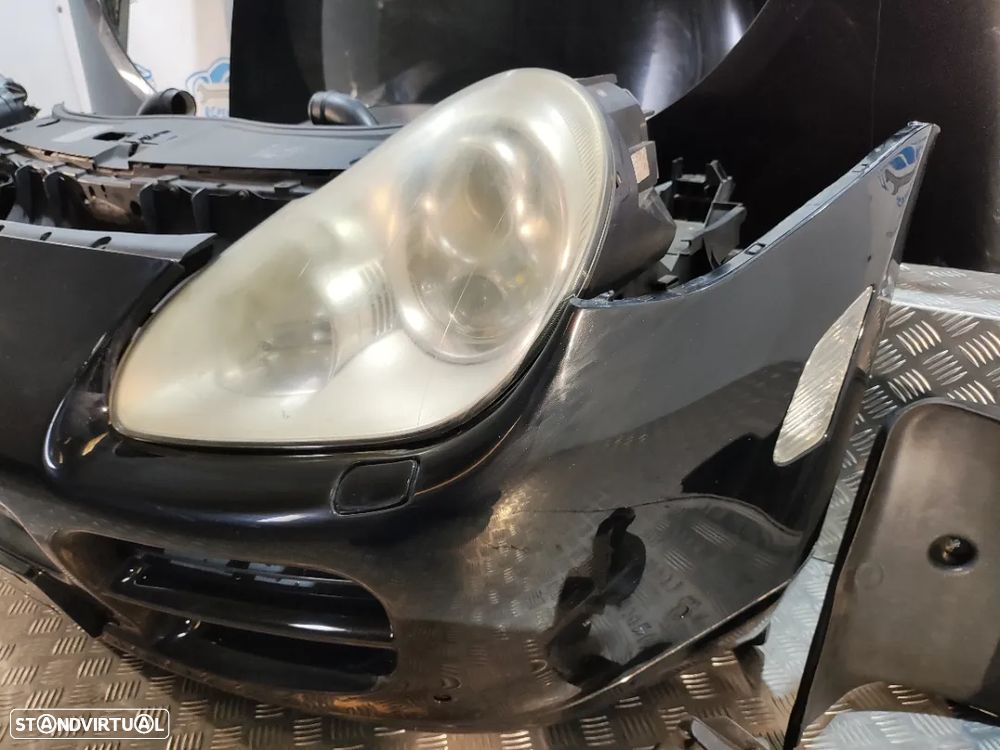 FRENTE COMPLETA PORSCHE CAYENNE 9PA CAPOT PARACHOQUES GUARDALAMAS OTICAS XENON RADIADOR VENTILADOR FRENTE FIBRA - 14