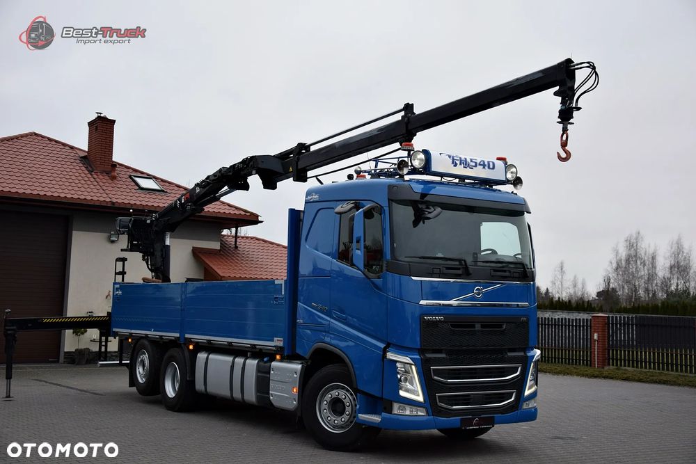 Volvo FH 540 / 6X2 / CAŁY NA PODUSZKACH /  OŚ SKRĘTNA PODNOSZONA  / HDS HIAB K177 PRO / ROTATOR / SKRZYNIA 6,7 M  / - 2