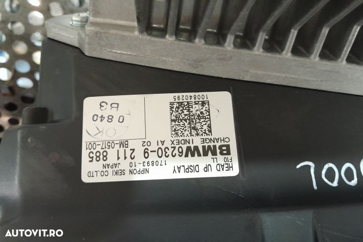 Head-up Display 9211885 BMW Seria 5 F07/F10/F11 [facelift] [2013 - 20 - 3