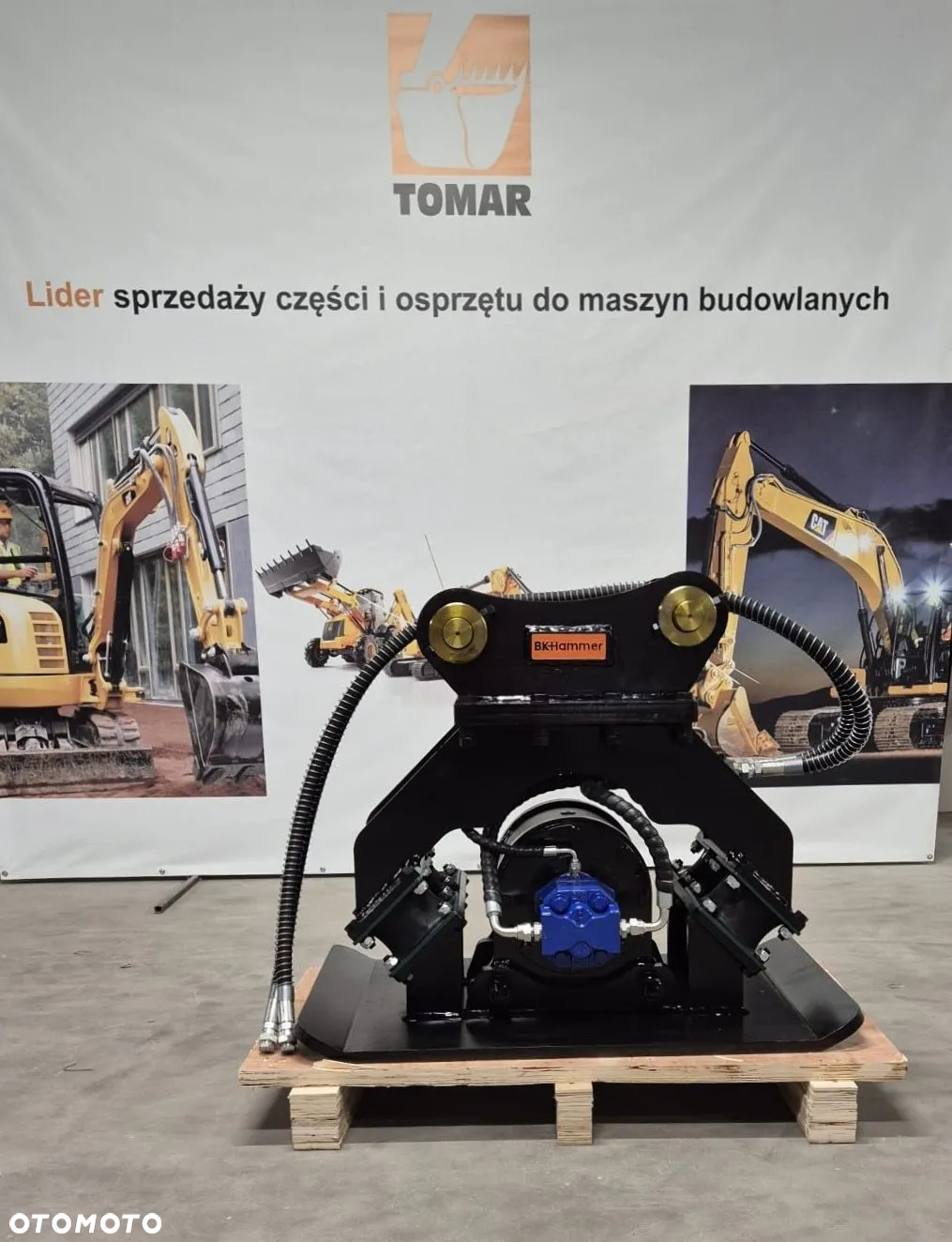 Zagęszczarka Płytowa Hydrauliczna maszyny 5-9T 3CX, 8035-8045 BK Hammer - 9