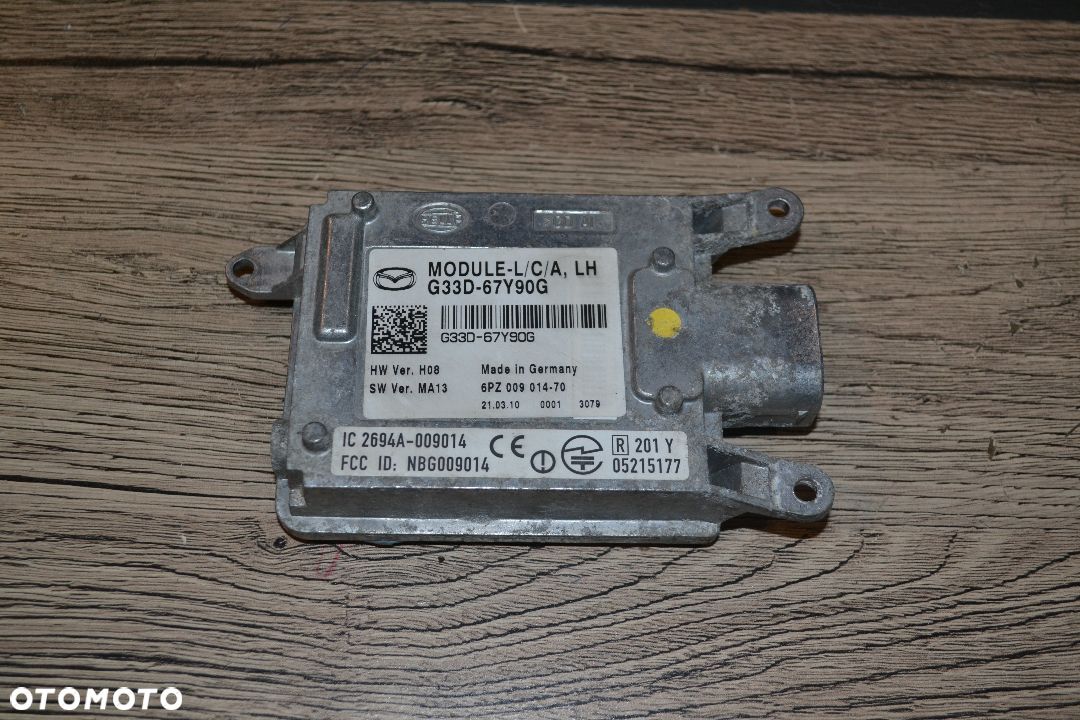 MAZDA 3 5 6 MODUŁ ASYSTENTA MARTWEGO POLA G33D-67Y90G - 1