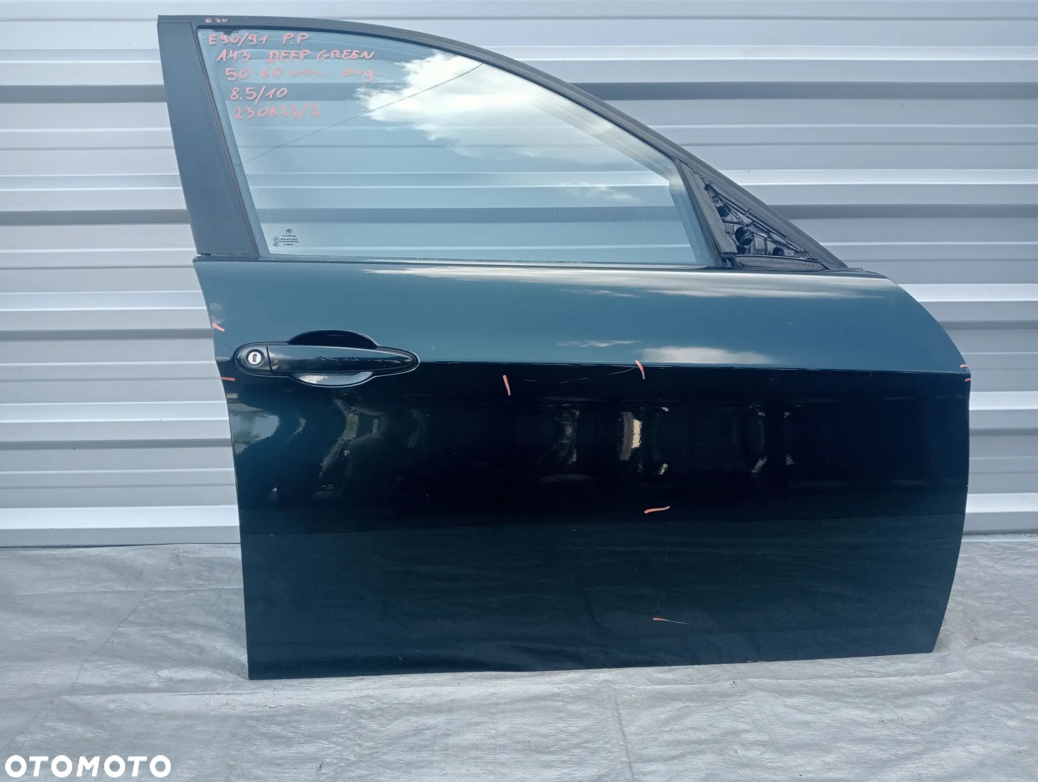 BMW E90 DRZWI PRAWE PRZÓD  a43 - 1