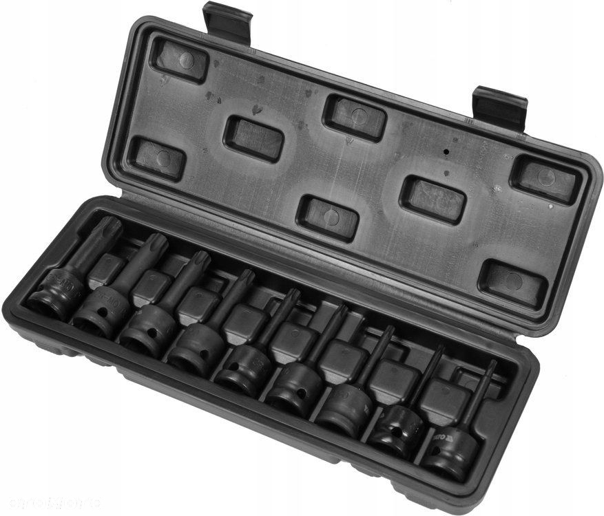 YATO ZESTAW KLUCZE TRZPIENIOWE TORX 1/2" NASADKI UDAROWE WALIZKA YT-10654 - 2
