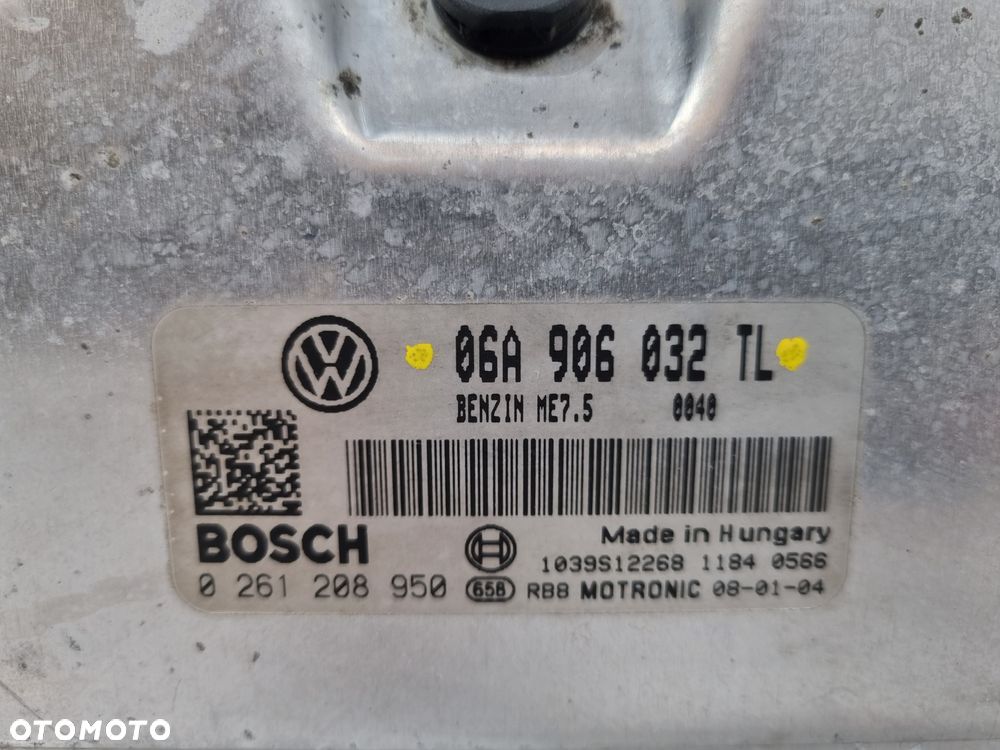 VW POLO 9N GTI KOMPUTER STEROWNIK SILNIKA 06A906032TL - 4