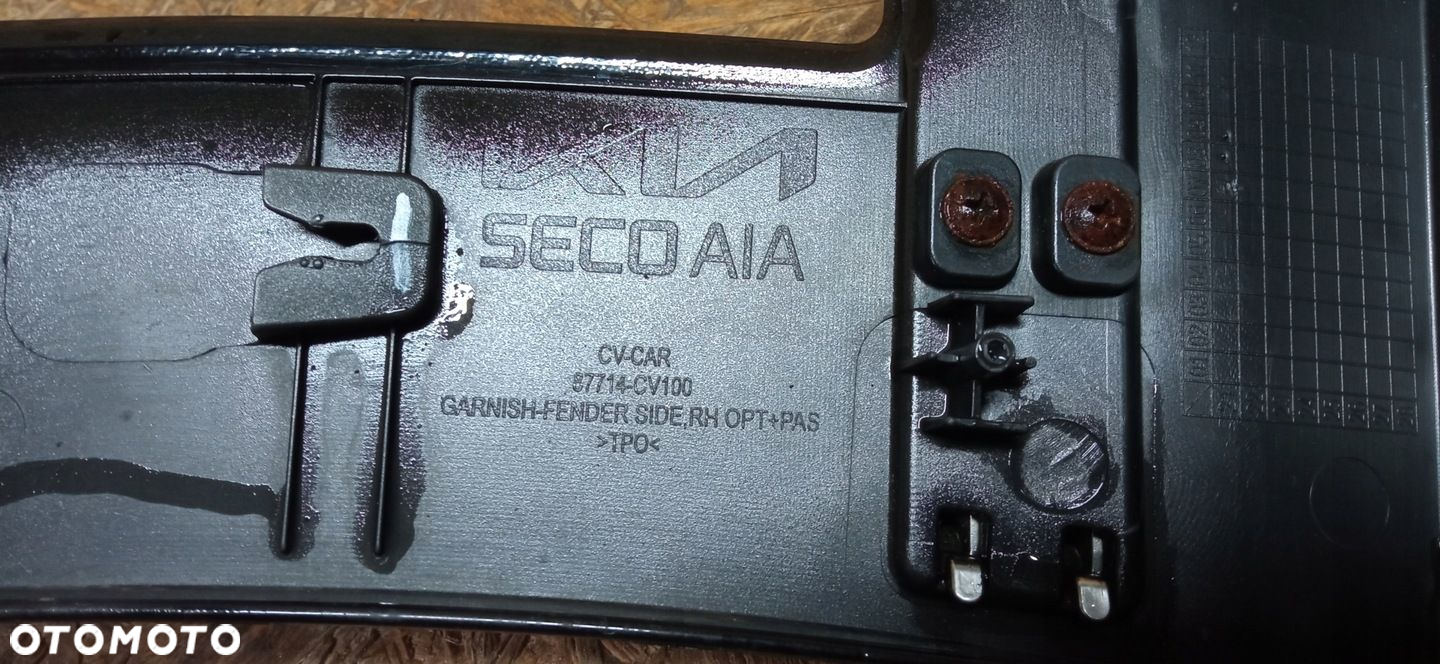 KIA EV6 EV 6 2022- LISTWA BŁOTNIKA PRAWY PRZÓD PDC 87714-CV100 - 14