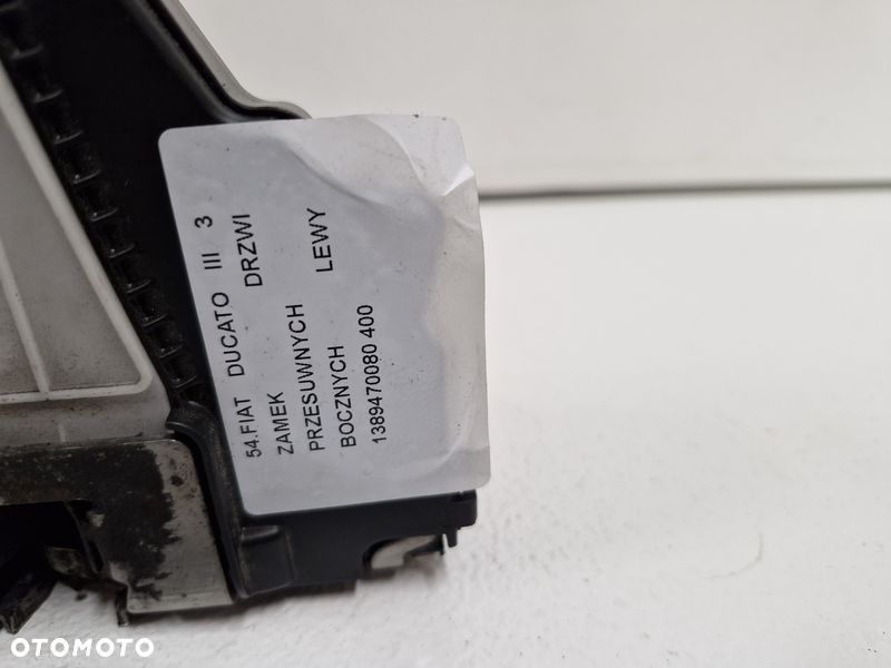 FIAT DUCATO III 3 ZAMEK DRZWI PRZESUWNYCH BOCZNYCH LEWY 1389470080 6 PIN - 8