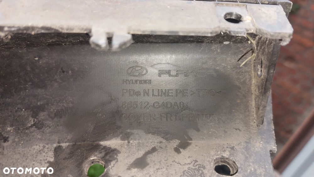 DOKLADKA SPOJLER SPOILER ZDERZAKA PRZEDNIEGO PRZÓD HYUNDAI I30 N-LINE LIFT 3 III 18-24 86512-G4dA0 SLASK WYSYLKA - 4