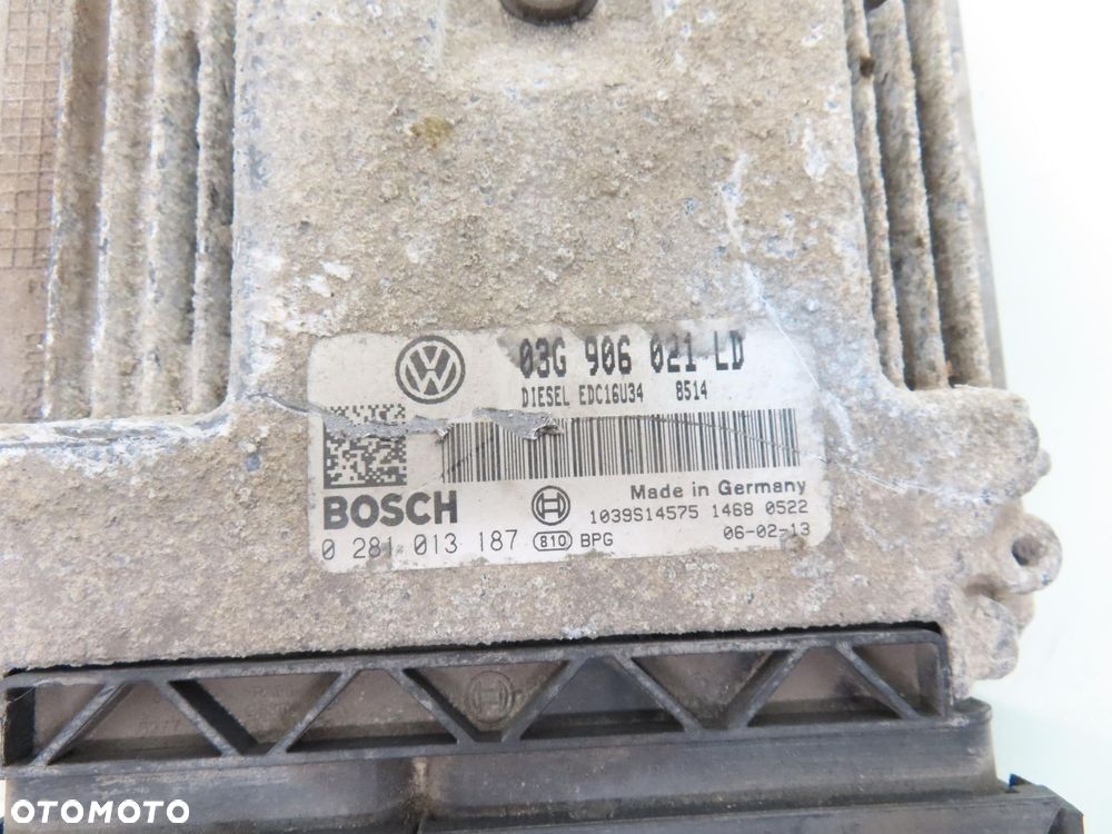 STEROWNIK SKODA OCTAVIA II 2.0 TDI 03G906021LD 0281013187 - 4