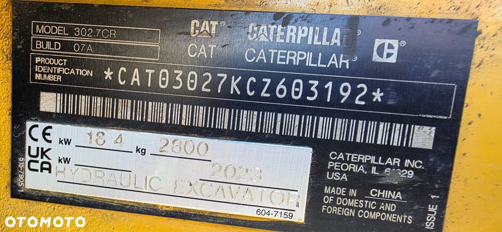 Caterpillar 302,7 CR     / 302 , 303, 304, 305 - 14