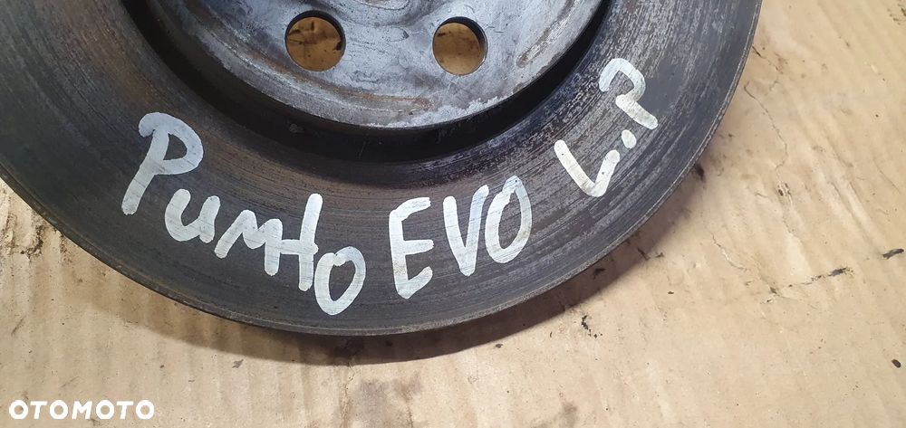 Tarcze hamulcowe klocki przód przednie Fiat Punto EVO - 6