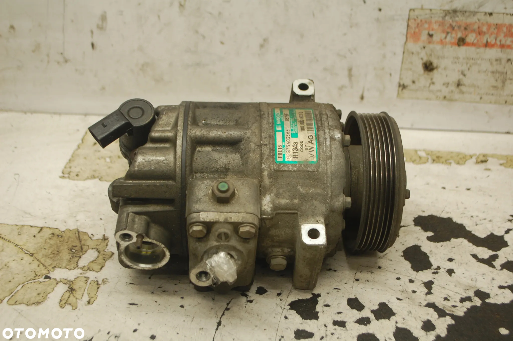 SPRĘŻARKA KOMPRESOR KLIMATYZACJI 1K0820803P VW GOLF V 1.9 TDI 1.4 16V SEAT SKODA OCTAVIA II AUDI 1K0820803N 2.0 FSI 1K0820803G 2.0 TDI 1K0820803Q 447180-4344 447150-3659 - 23