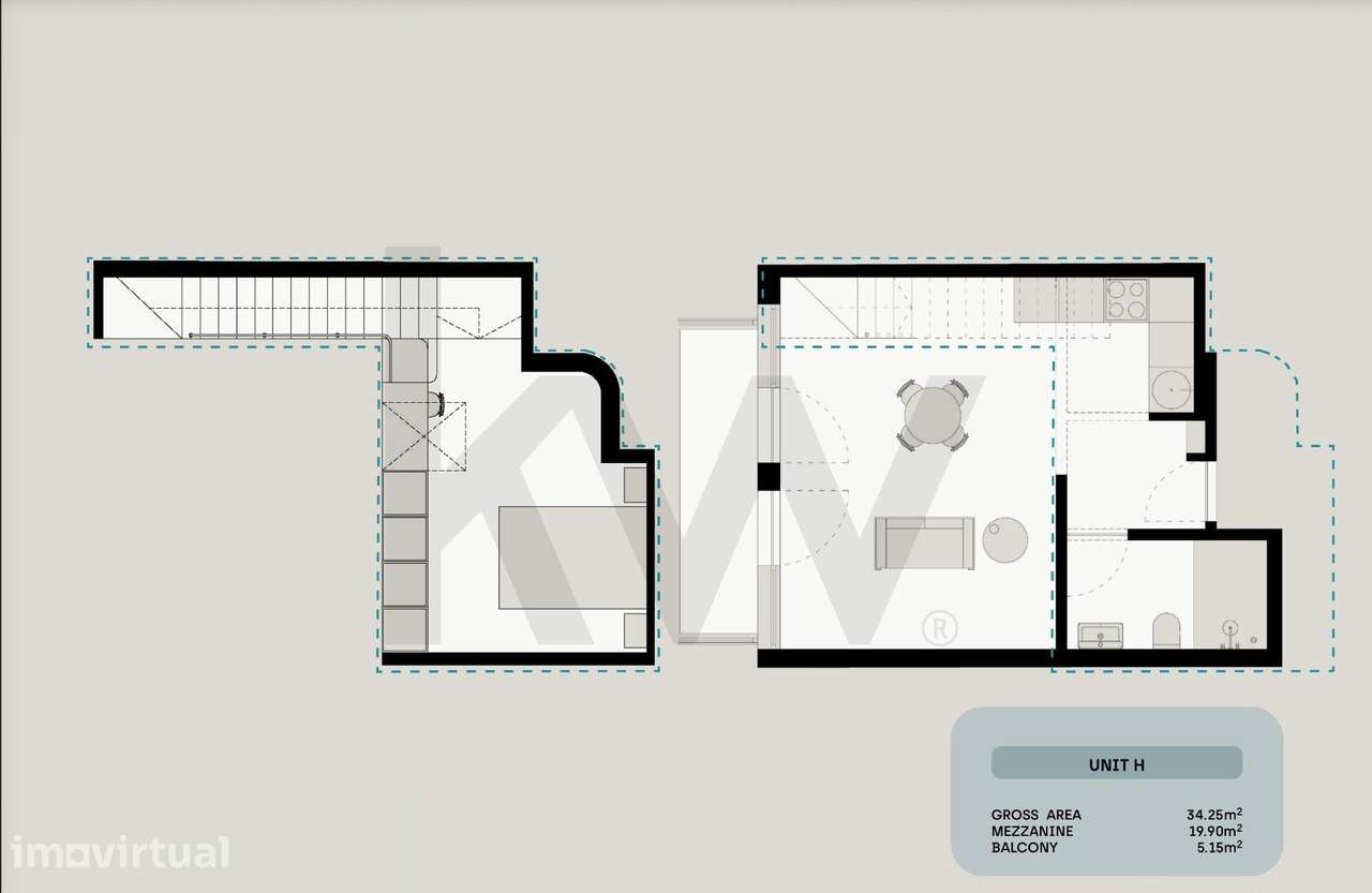 Apartamento T1 com mezzanine e varanda no coração do Porto - Grande imagem: 4/16