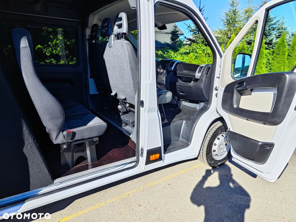 Fiat Maxi DUCATO DOCA Salon PL BEZ ADBLUE 130koni EURO 6, 7os 187tyś km L4H2 VAT 23% PO SERWISIE Cały w Oryginale Klima - 14