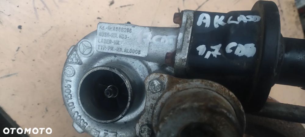 Mercedes A klasa w168 1,7cdti turbosprężarka kolektor wydechowy  A668096 - 2