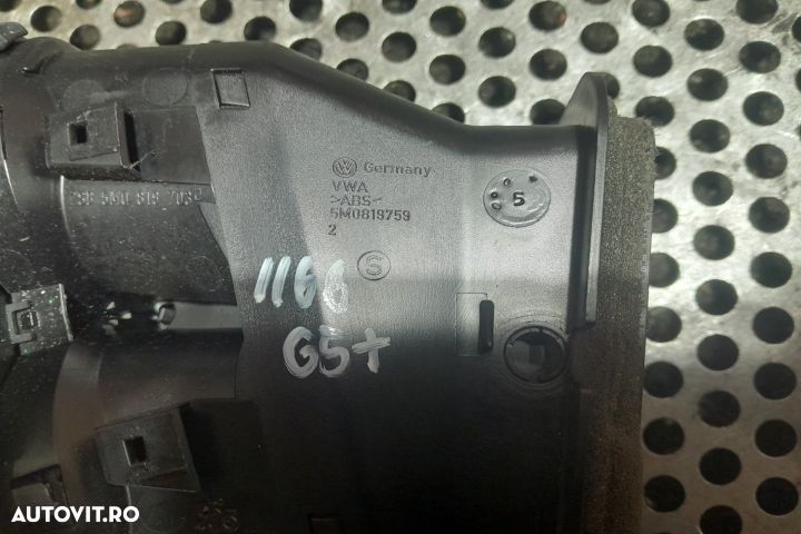 Grila ventilatie bord stanga 5M0819759 5M0819759 Volkswagen VW Golf 5 - 3