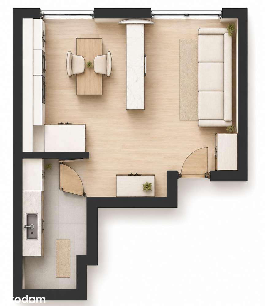 Nowa kawalerka z ogródkiem | 28 m² | Szeligowska 59 | Bemowo