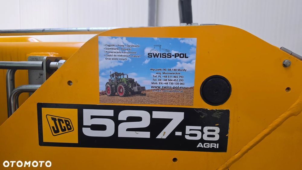 JCB 527-58 AgrI Ładowarka Teleskopowa 634LSU MANITOU 531-60 Agri Merlo Dieci Weidemann Schafer 527-55 - 15