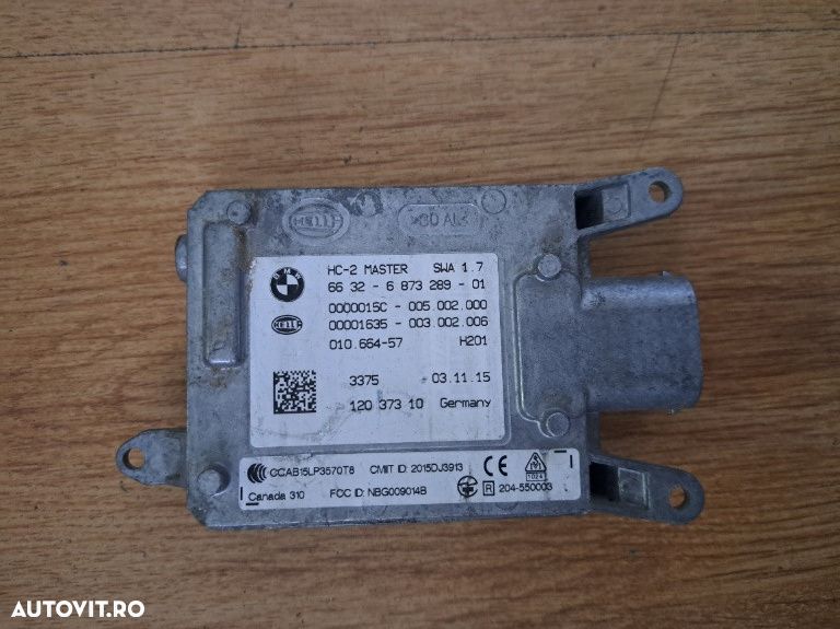 Modul radar unghi mort Hella HC-2 Master stanga BMW X3 F25 X4 F26 X5 F15 X6 F16 66326873289 - 1