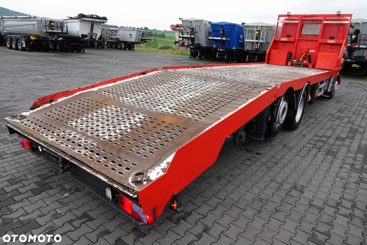 Scania G 360 / 6X2 / LAWETA / POMOC DROGOWA / OŚ SKRĘTNA I PODNOSZONA / NAJAZDY HYDRAULICZNE / WCIĄGARKA / SPROWADZONY - 15