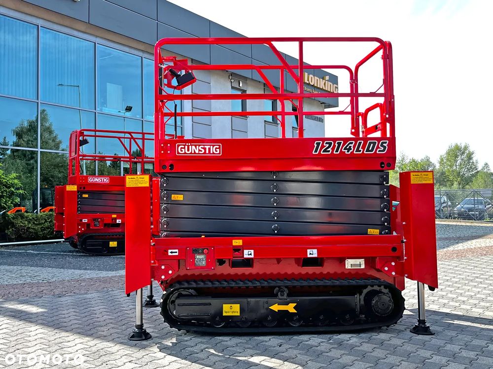 Günstig C1012 10/12m terenowy podnośnik nożycowy elektryczny gąsienicowy Genie/JLG/Haulotte podest roboczy - 8