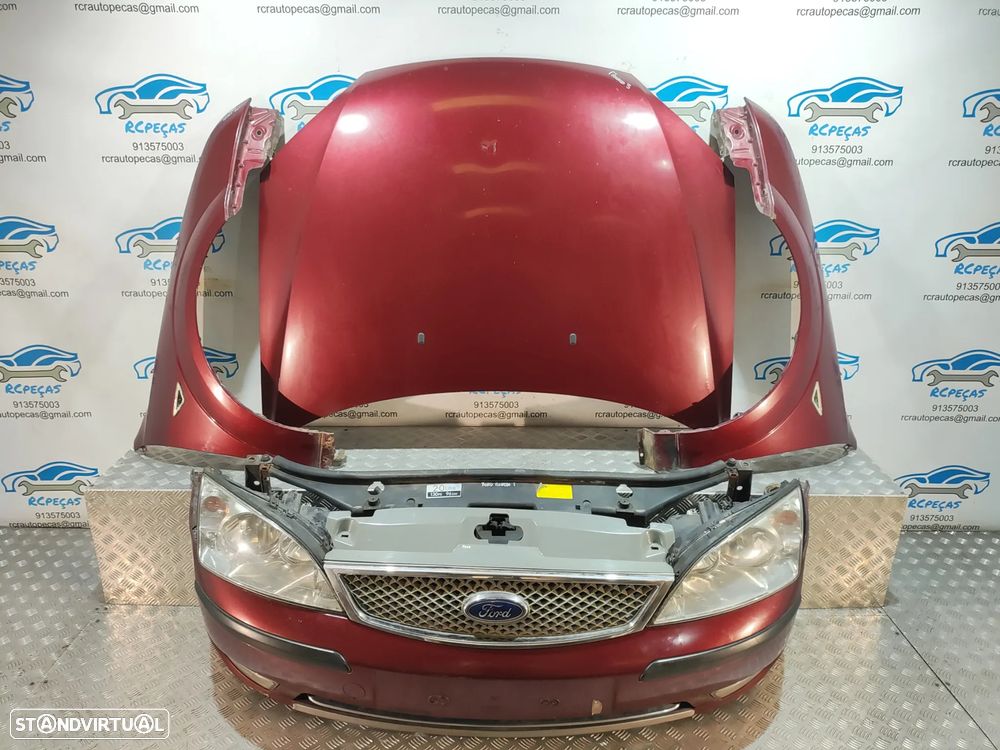 FRENTE COMPLETA FORD MONDEO 3 III MK3 FASE 2 CAPOT PARACHOQUES GUARDA-LAMAS OTICAS RADIADOR VENTILADOR FRENTE FIBRA REFORÇO - 23