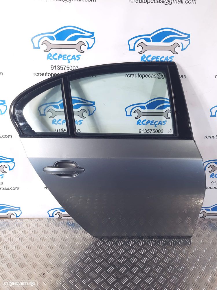 PORTA PORTAS TRASEIRA TRÁS DIREITA 41527202342 7202342 BMW SERIE 5 E60 SEDAN CARRO FECHO ELEVADOR MOTOR PUXADOR VIDRO - 1