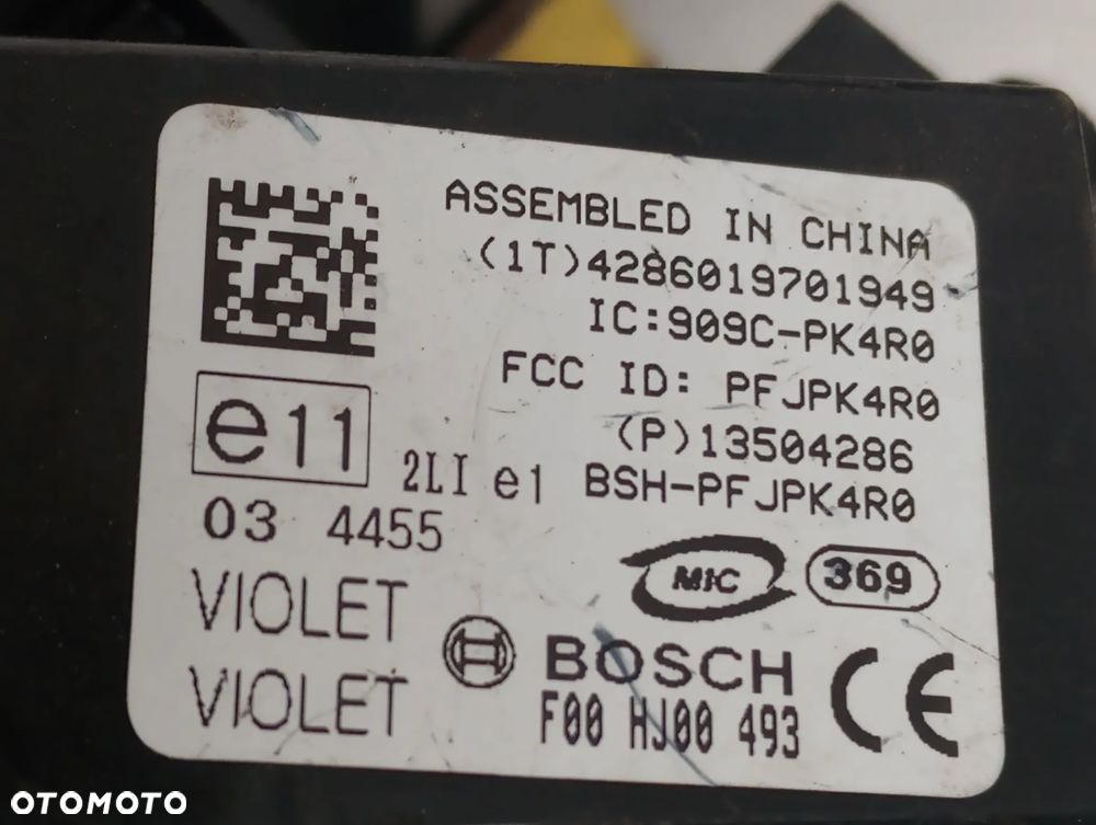 Opel Insignia Stacyjka Zapłonowa Kluczyk Immobilizer 20939745 F00HJ00493 - 5